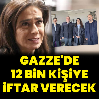 Gazze’de 12 bin kişiye iftar verecek