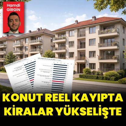 Konutta reel düşüş sürüyor