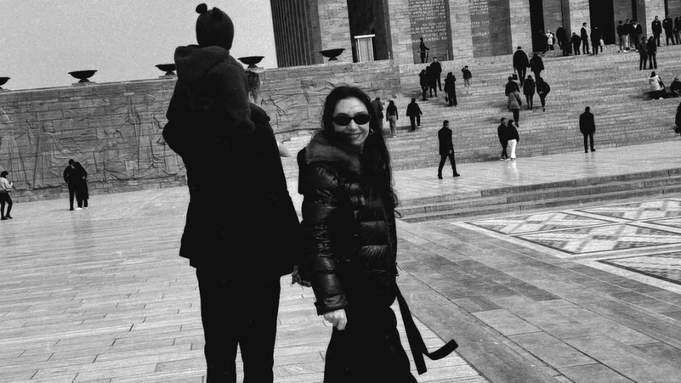 Ünlü çiftin Anıtkabir ziyareti