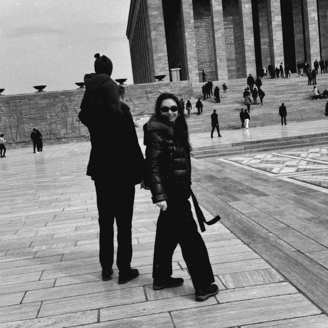 Ünlü çiftin Anıtkabir ziyareti