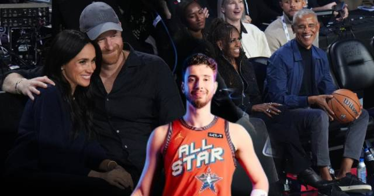 'NBA All Star' Maçında Prens Harry ve Meghan Markle'nin Gösterileri
