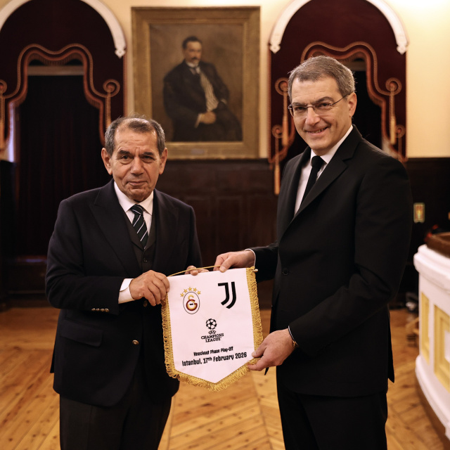 Juventus maçı öncesi dostluk yemeği düzenlendi!