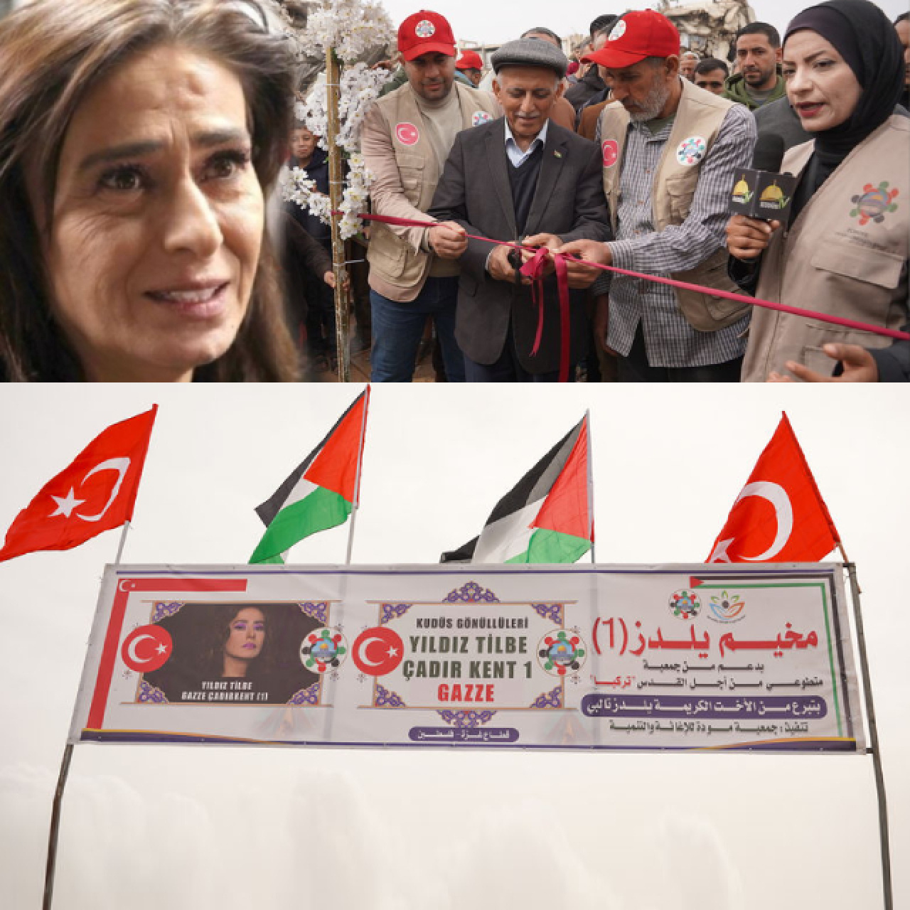 "Yıldız Tilbe Çadır Kenti"nin açılışı yapıldı