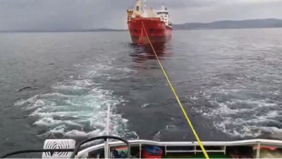 Çanakkale'de gemi arızası