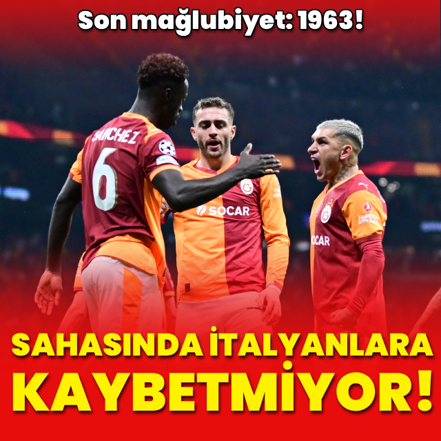 Galatasaray evinde İtalyan ekiplerine kaybetmiyor!