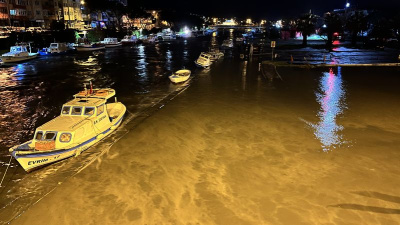 Çanakkale'de Kepez Çayı taştı, Sarıçay yükseldi!