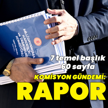 Komisyonda rapor gündemiyle toplanıyor