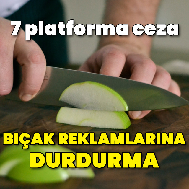 Bıçak satış reklamlarına dev ceza