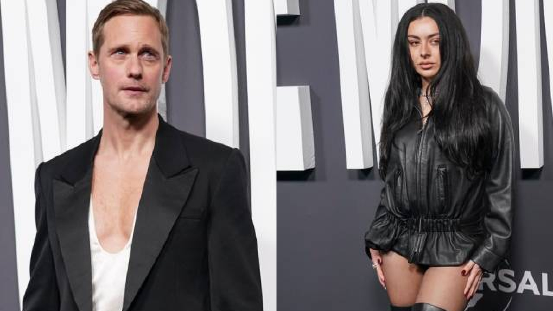 Charli XCX ve Alexander Skarsgard Londra Galasında Cesur Stilleriyle Fark Yarattı
