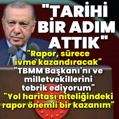 Cumhurbaşkanı Erdoğan'dan açıklamalar