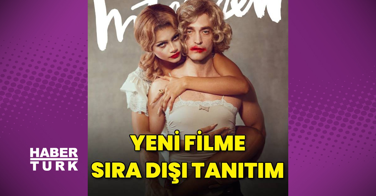 'Drama'nın Başrolü Oynayan Robert Pattinson ve Zendaya Kapak Puzu Verdi'