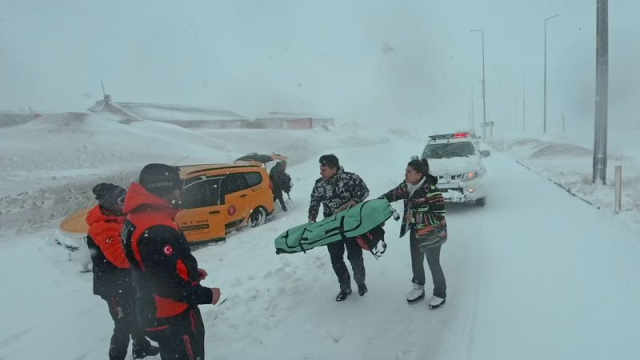 Erciyes'te 12 kişi mahsur kaldı