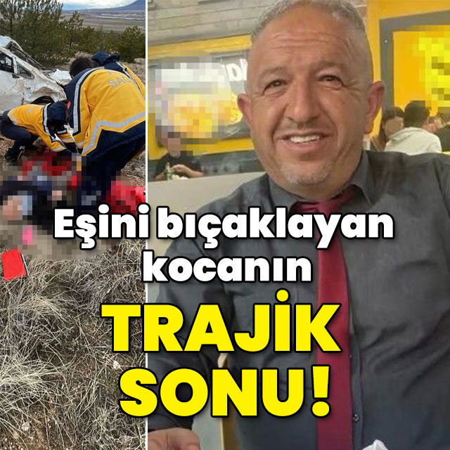 Eşini bıçaklayan kocanın trajik sonu!