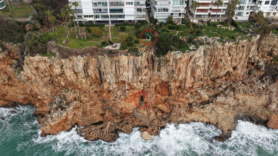 Falezlerdeki kaçak yapılar mühürlendi!