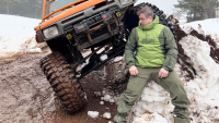 Ünlü oyuncunun off-road tutkusu