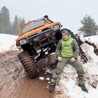 Ünlü oyuncunun off-road tutkusu