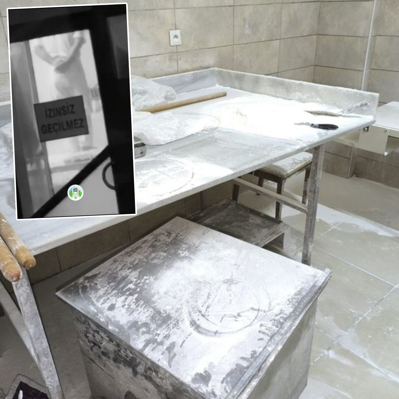 Ayaklarıyla hamur yoğurdular!