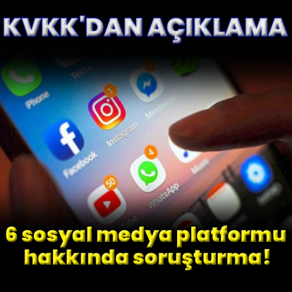 6 sosyal medya platformu hakkında soruşturma!