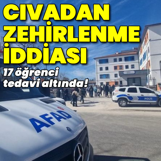 Okulda cıva zehirlenmesi: 17 öğrenci tedavide!