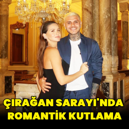 Çırağan Sarayı'nda romantik kutlama