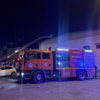 Et işleme tesisinde yangın çıktı