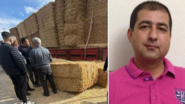 Yürürken saman balyaları öldürdü!