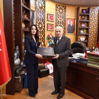 "Eserlerle Devlet Bahçeli" kitabı yayımlandı