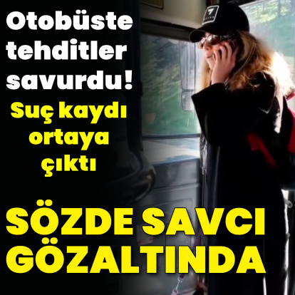 Savcı olduğunu söyleyerek tehdit etti!