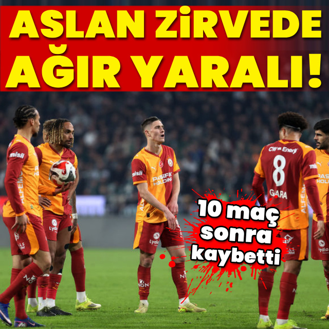 Aslan zirvede ağır yaralı!