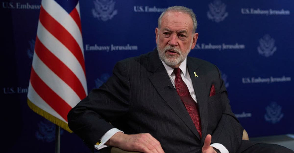 ABD medyasından Büyükelçi Huckabee'ye tepki