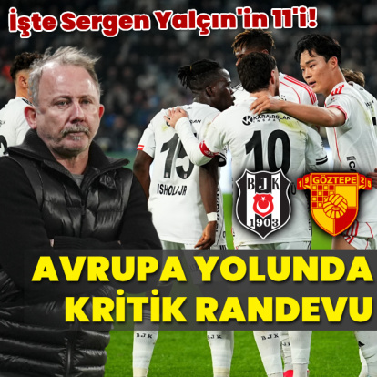 İşte Sergen Yalçın'ın Göztepe 11'i!