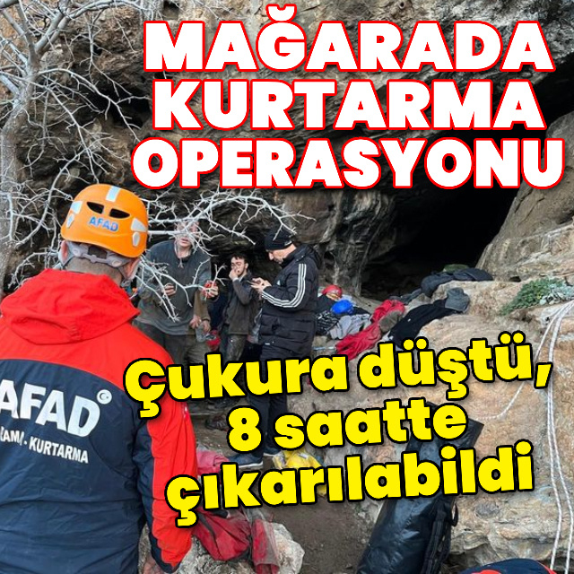 Mağarada kurtarma operasyonu