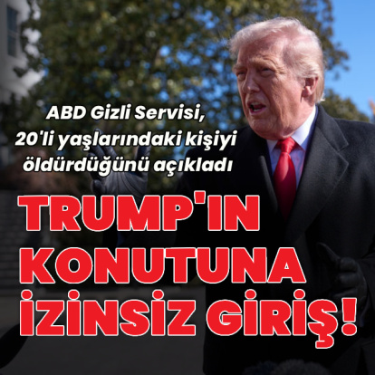Trump'ın konutuna izinsiz girmeye çalışan bir kişi öldürüldü