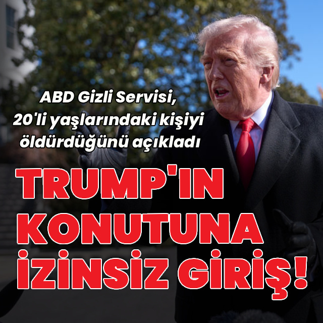 Trump'ın konutuna izinsiz girmeye çalışan bir kişi öldürüldü