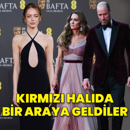 Kırmızı halıda bir araya geldiler