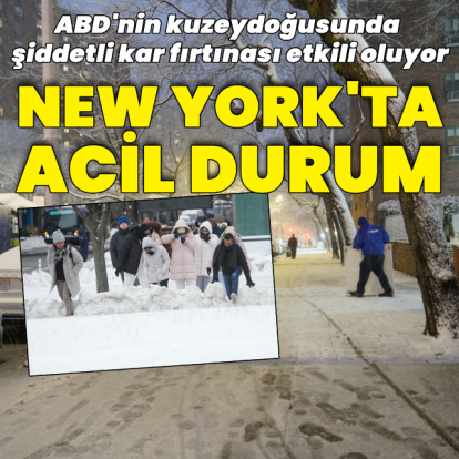 New York'ta acil durum ilan edildi