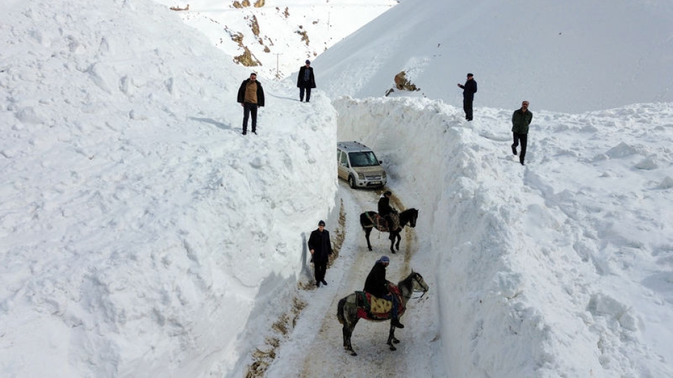 Van'da kar koridoru!