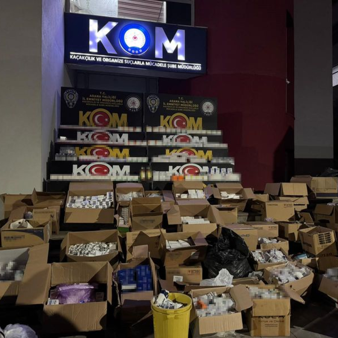 1 milyon 123 bin kaçak ilaç ele geçirildi