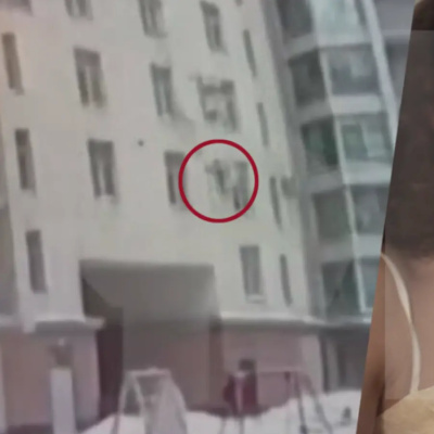 Yedinci kattan düşen çocuğu havada yakaladı