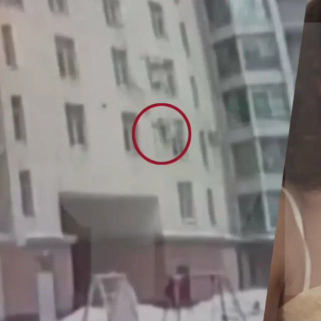 Yedinci kattan düşen çocuğu havada yakaladı