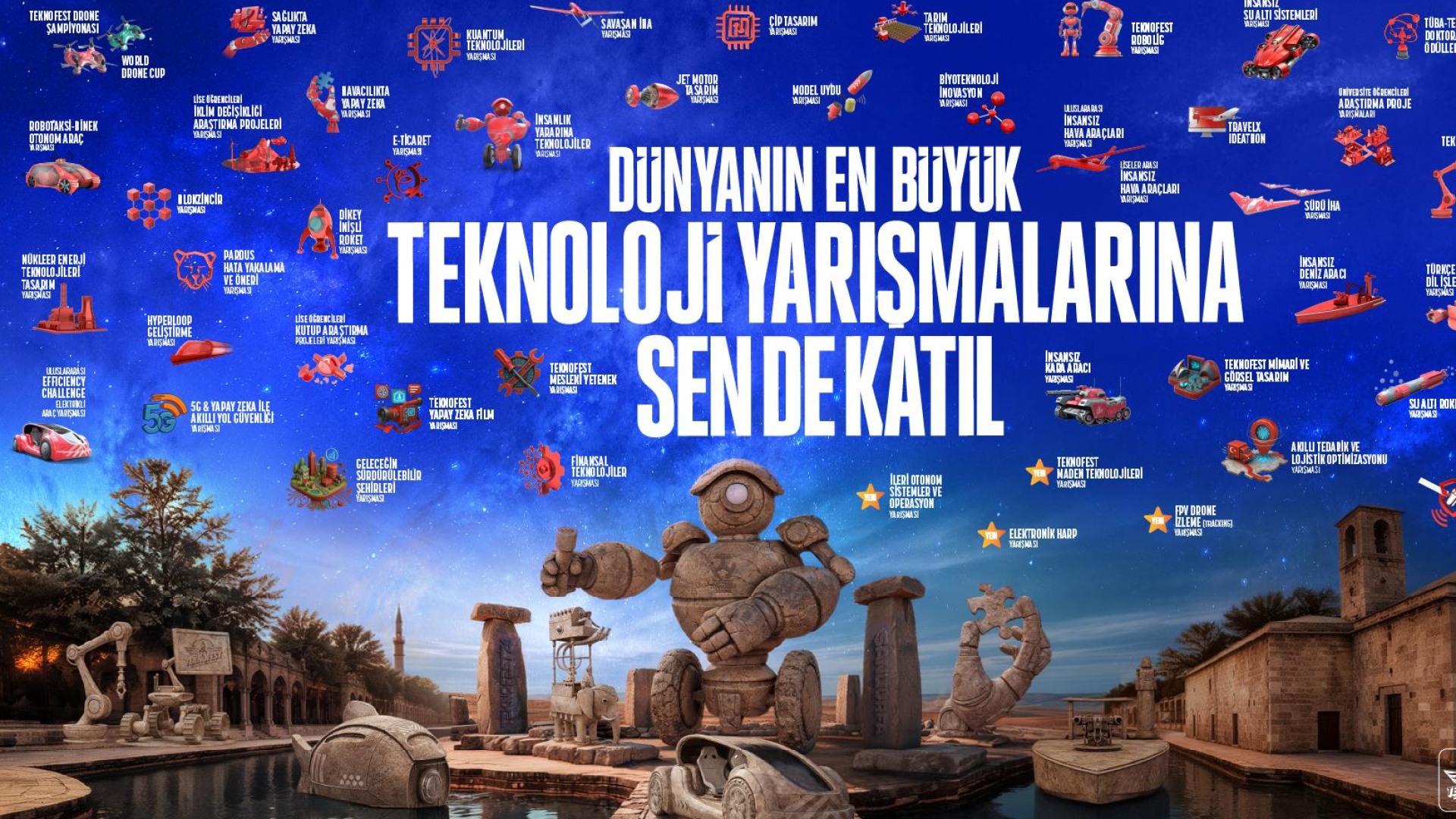 TEKNOFEST Dikey İnişli Roket Yarışması Genç Mühendisleri Bekliyor