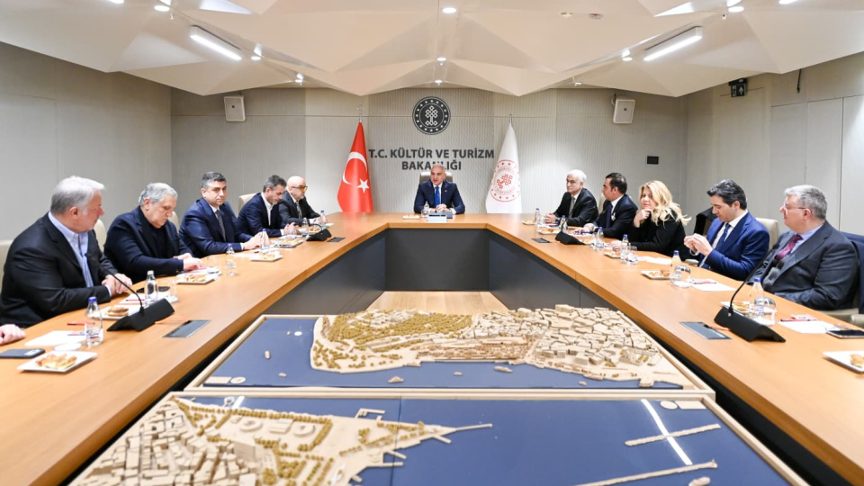 Bakan Ersoy, dizi yapımcılarıyla görüştü