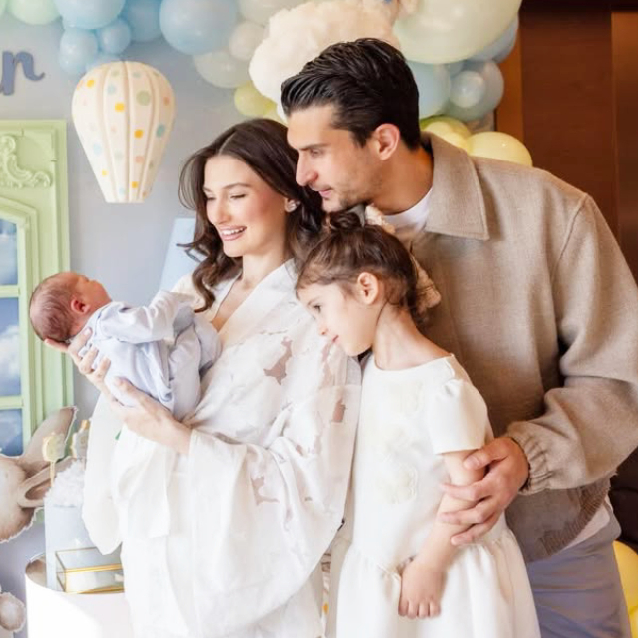 "Ailemize hoş geldin canım oğlum"