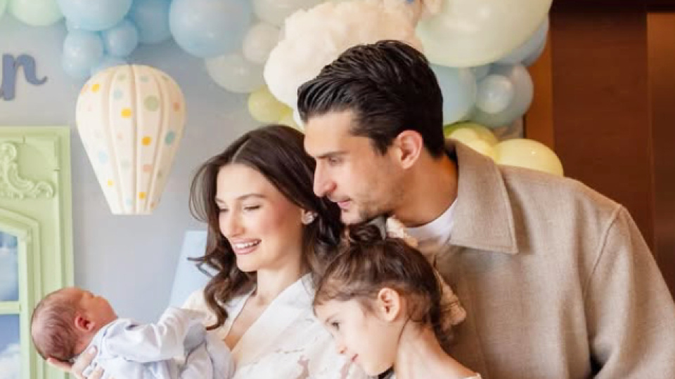 "Ailemize hoş geldin canım oğlum"