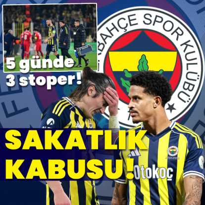 F.Bahçe'de sakatlık: Oyuna devam edemediler!