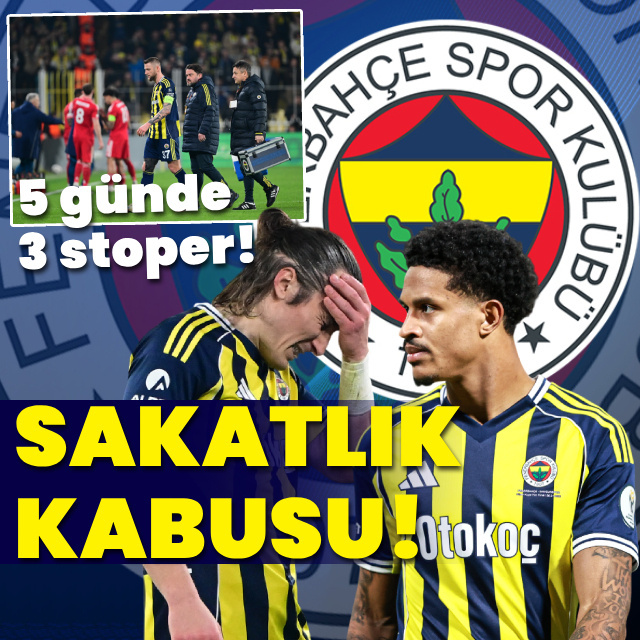 F.Bahçe'de sakatlık: Oyuna devam edemediler!