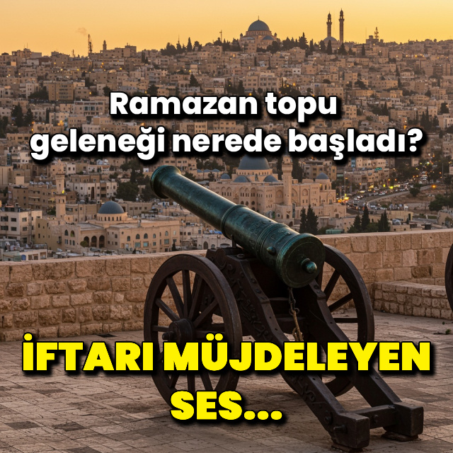 İftarı müjdeleyen ses!