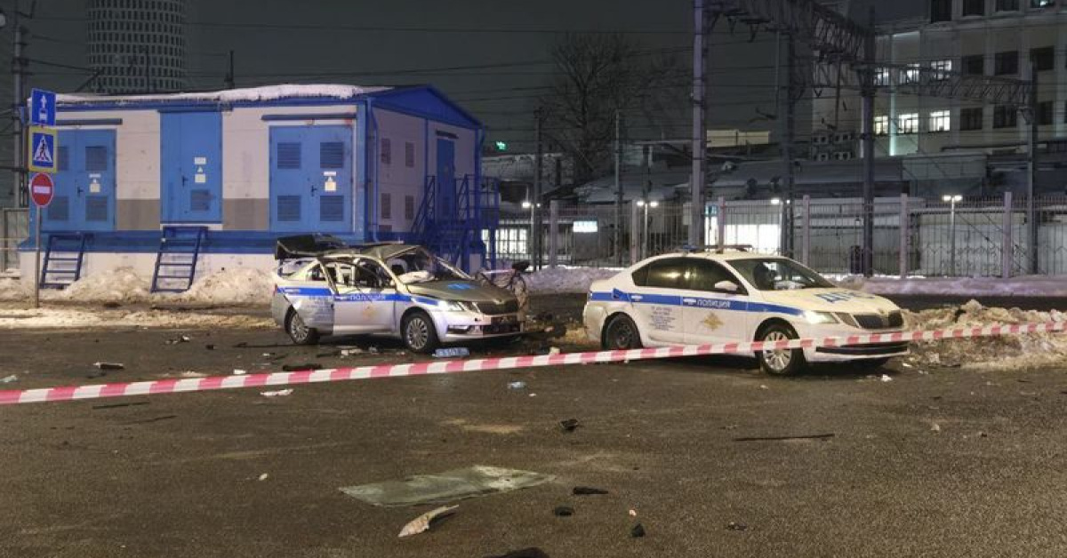 Moskova'da patlama! 1 polis öldü, 2 polis yaralandı