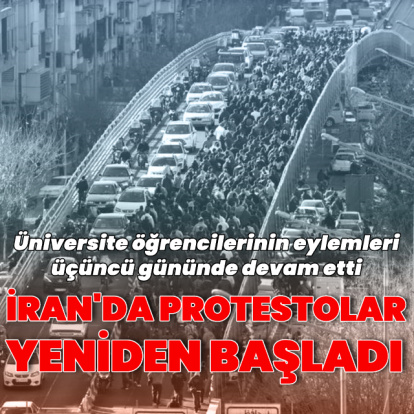 İran'da protestolar yeniden başladı
