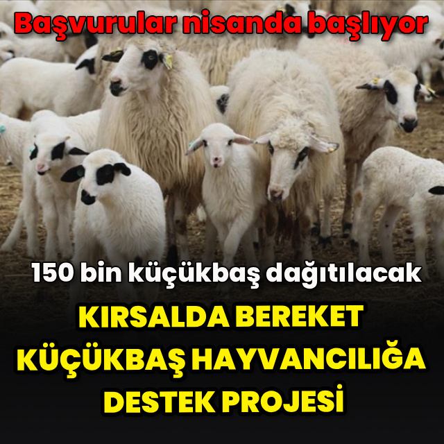 Kırsalda bereket projesi başlıyor